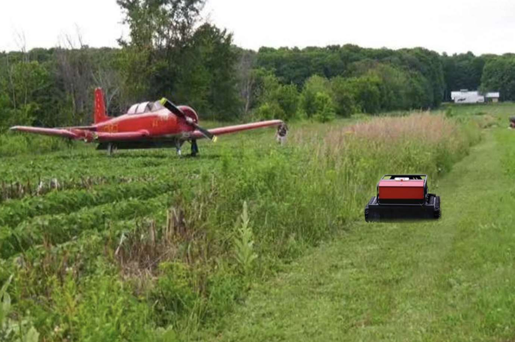 industrial lawn mower for airport